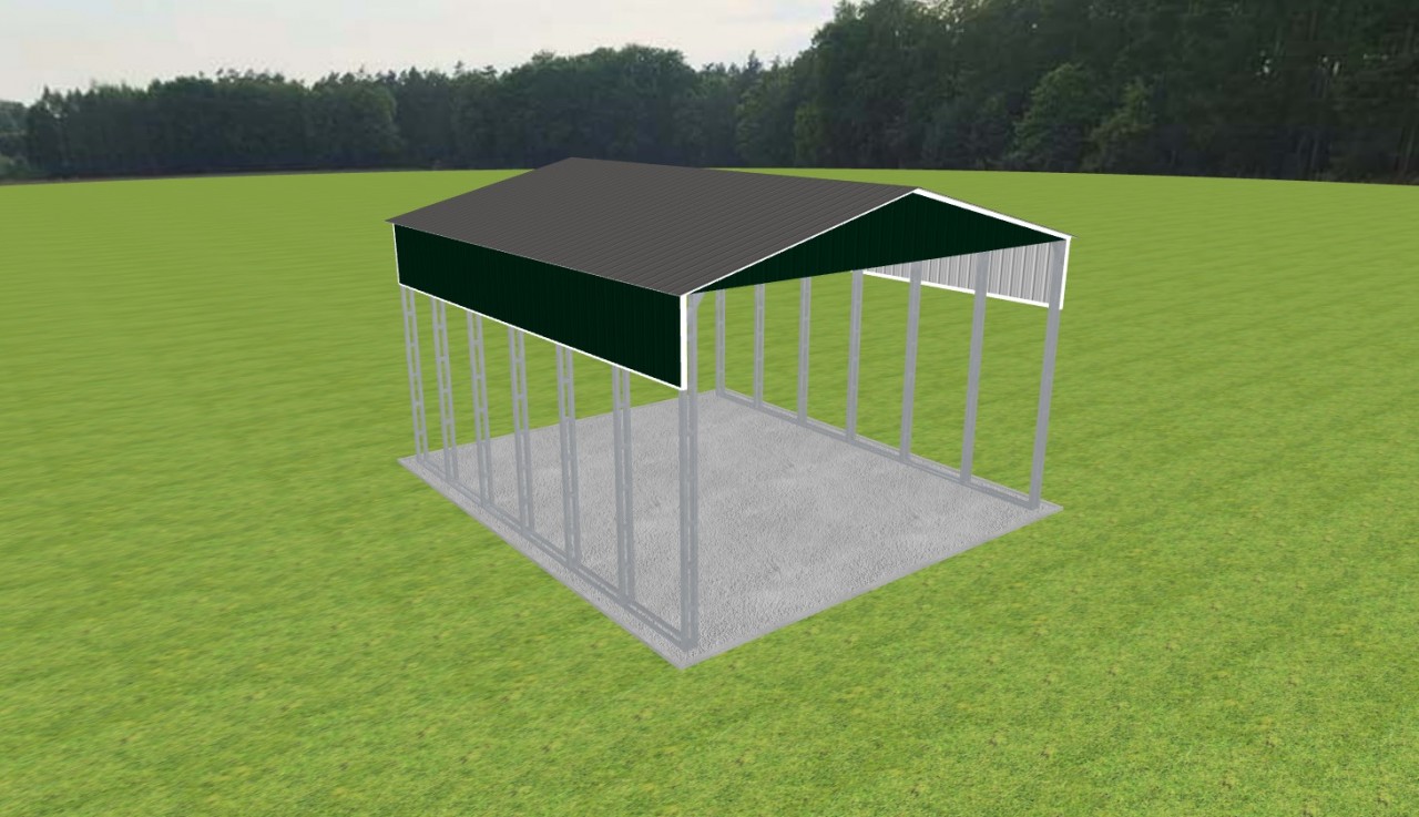 3 Car Carport 26 x 30 x 16 — photo 1