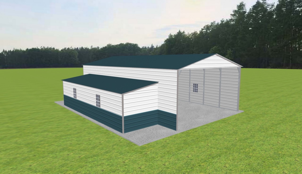 Carport with Storage 22 x 40 x 11 — photo 1