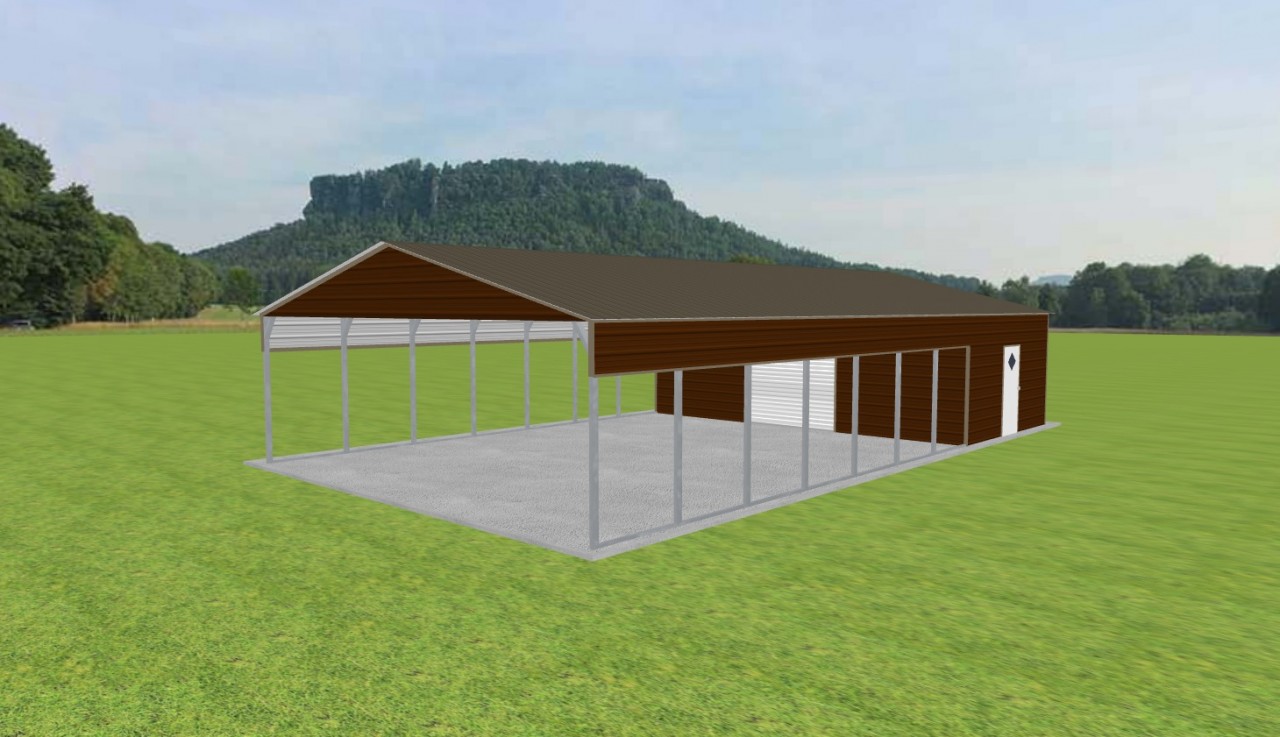 Carport with Storage 28 x 50 x 9 — photo 1