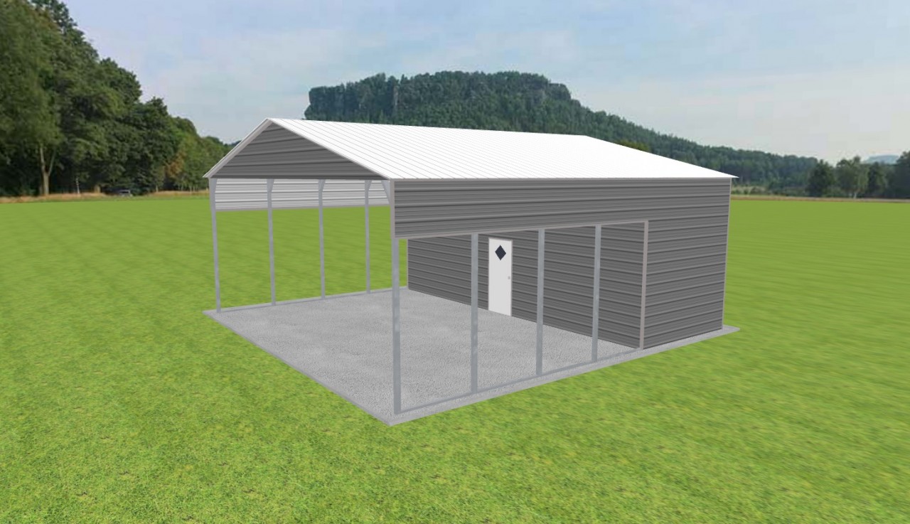 Carport with Storage 30 x 30 x 12 — photo 1