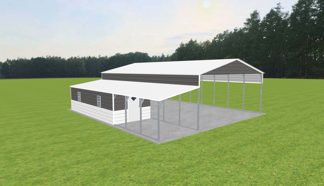 Carport with Storage 26 x 40 x 11 — photo 1