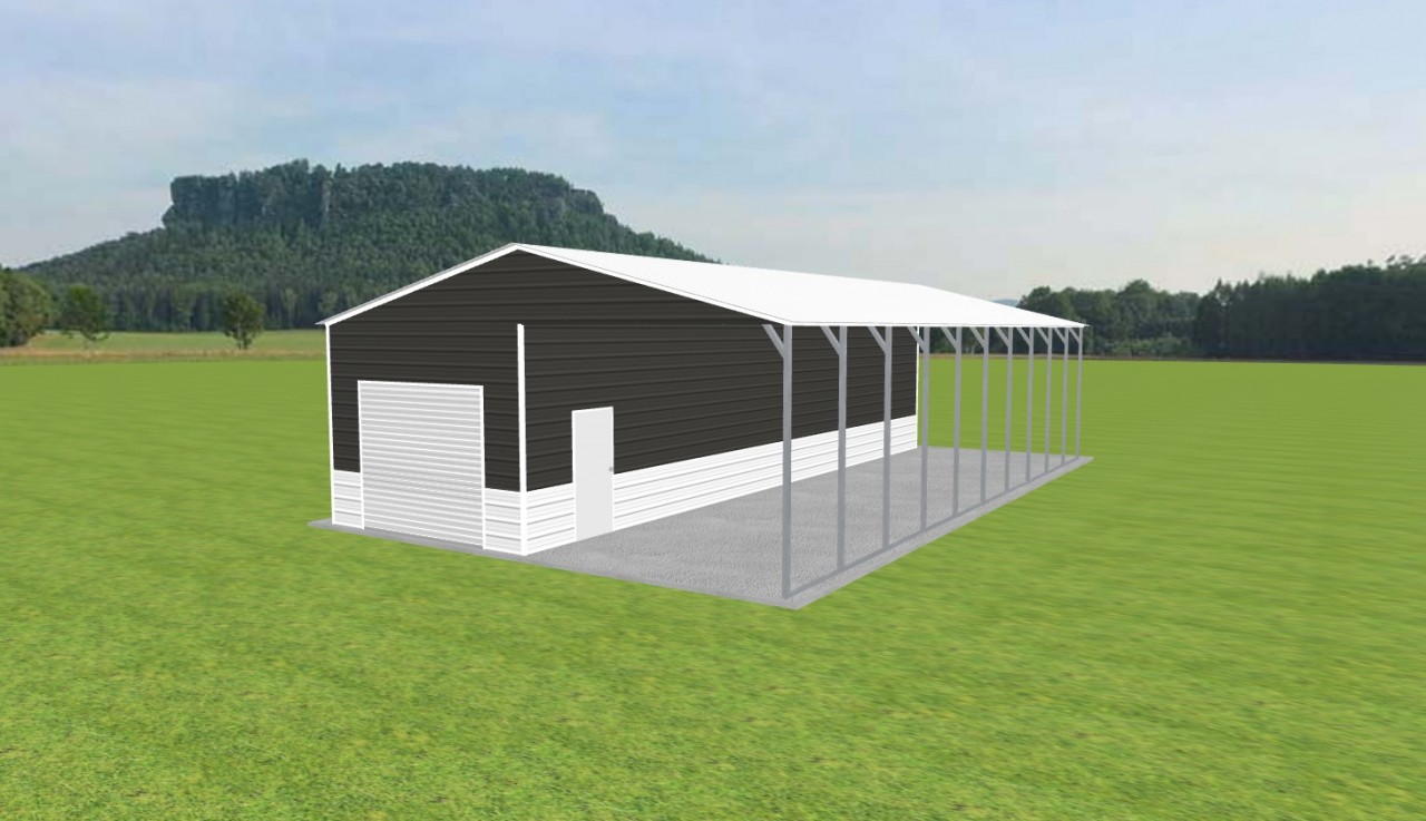 Carport with Storage 28 x 50 x 11 — photo 1