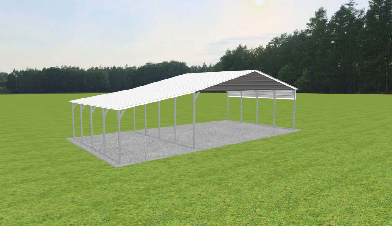 3 Car Carport 28 x 20 x 9 — photo 1
