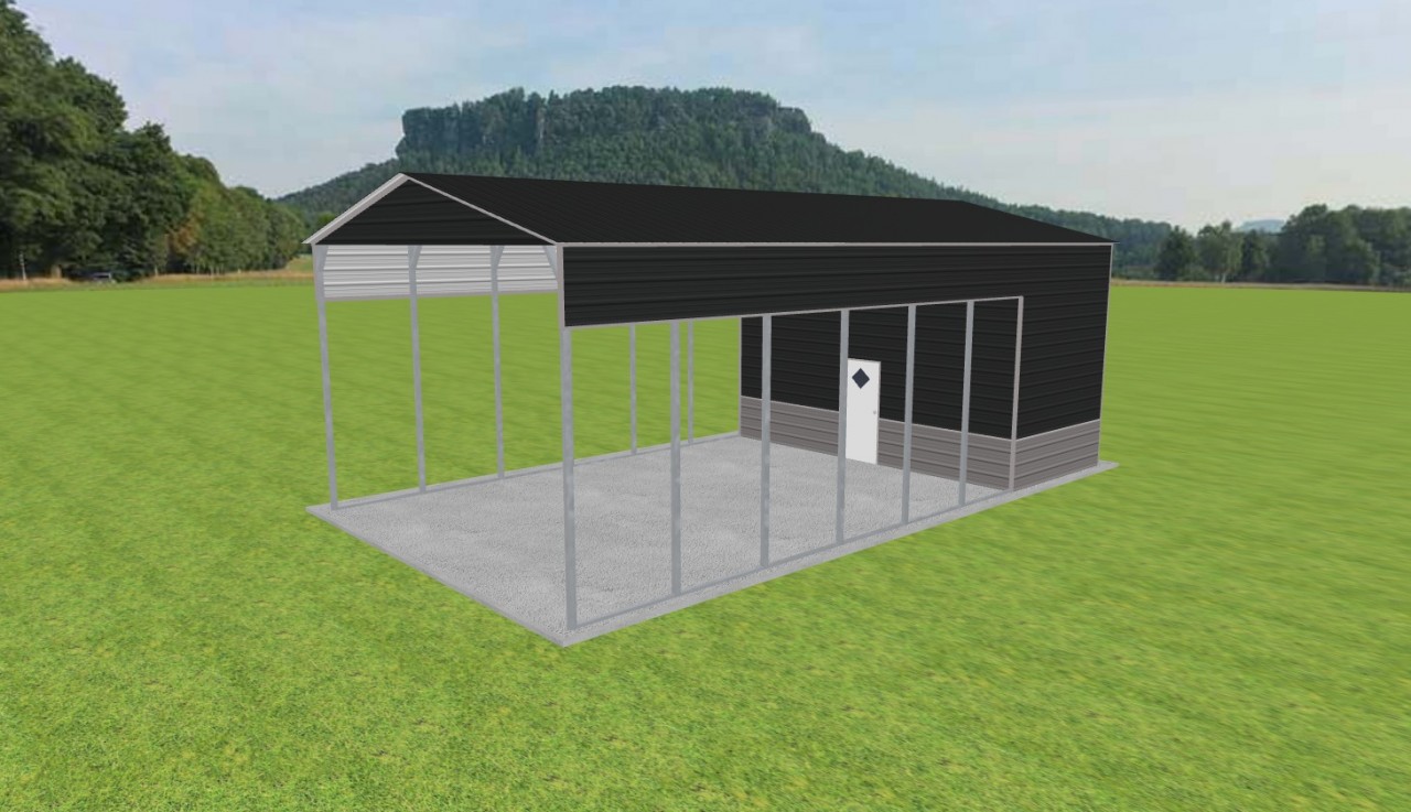 Carport with Storage 22 x 40 x 14 — photo 1
