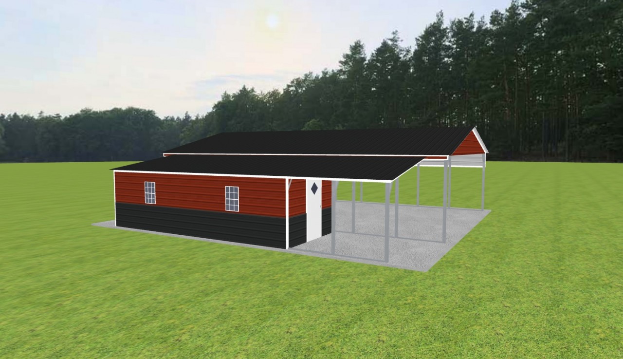 Carport with Storage 26 x 40 x 9 — photo 1
