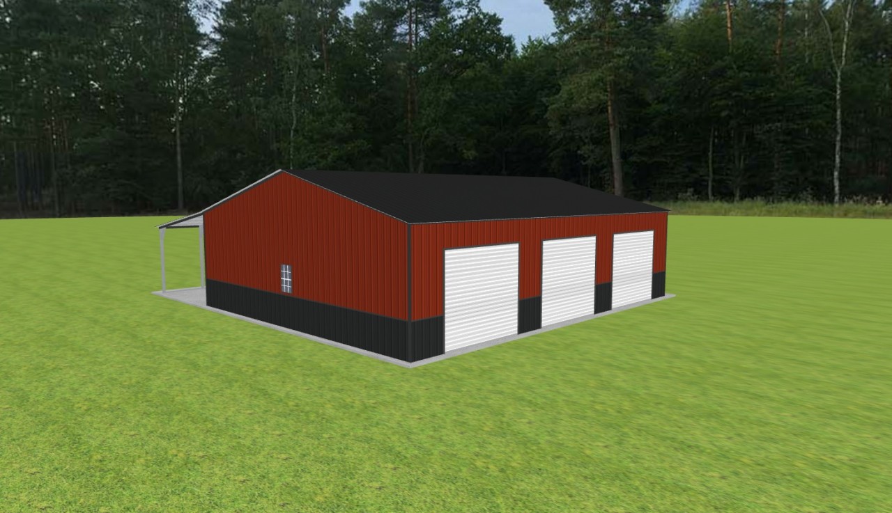 Garage with Lean To 32 x 40 x 10 — photo 1