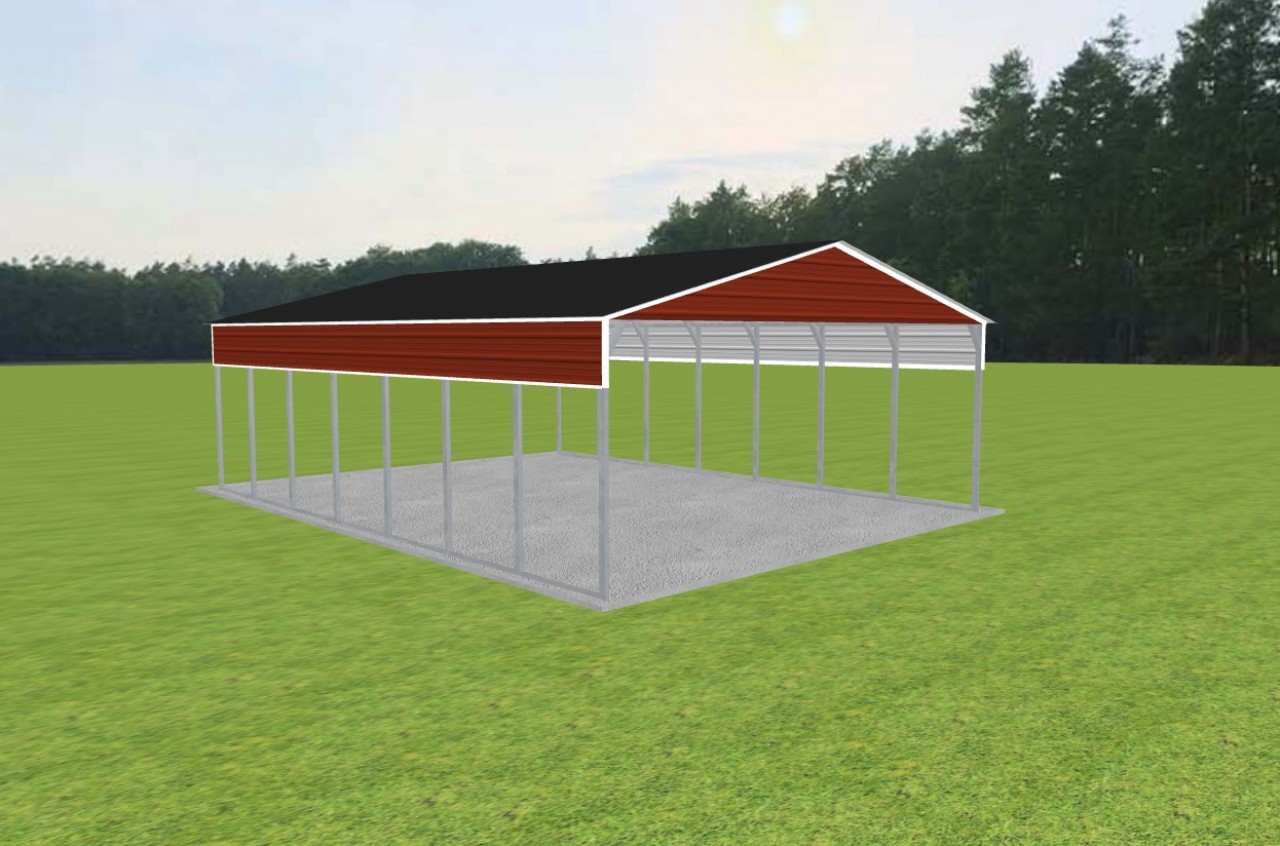 3 Car Carport 26 x 35 x 10 — photo 1