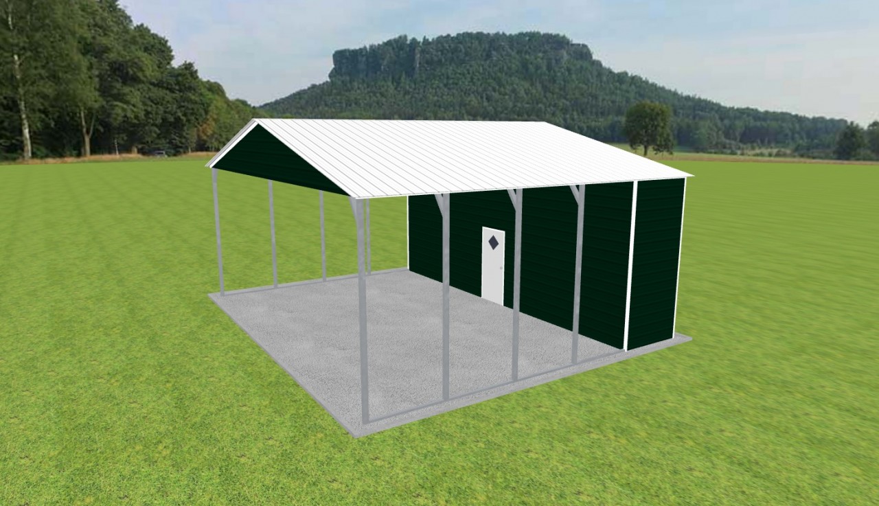 Carport with Storage 30 x 25 x 12 — photo 1