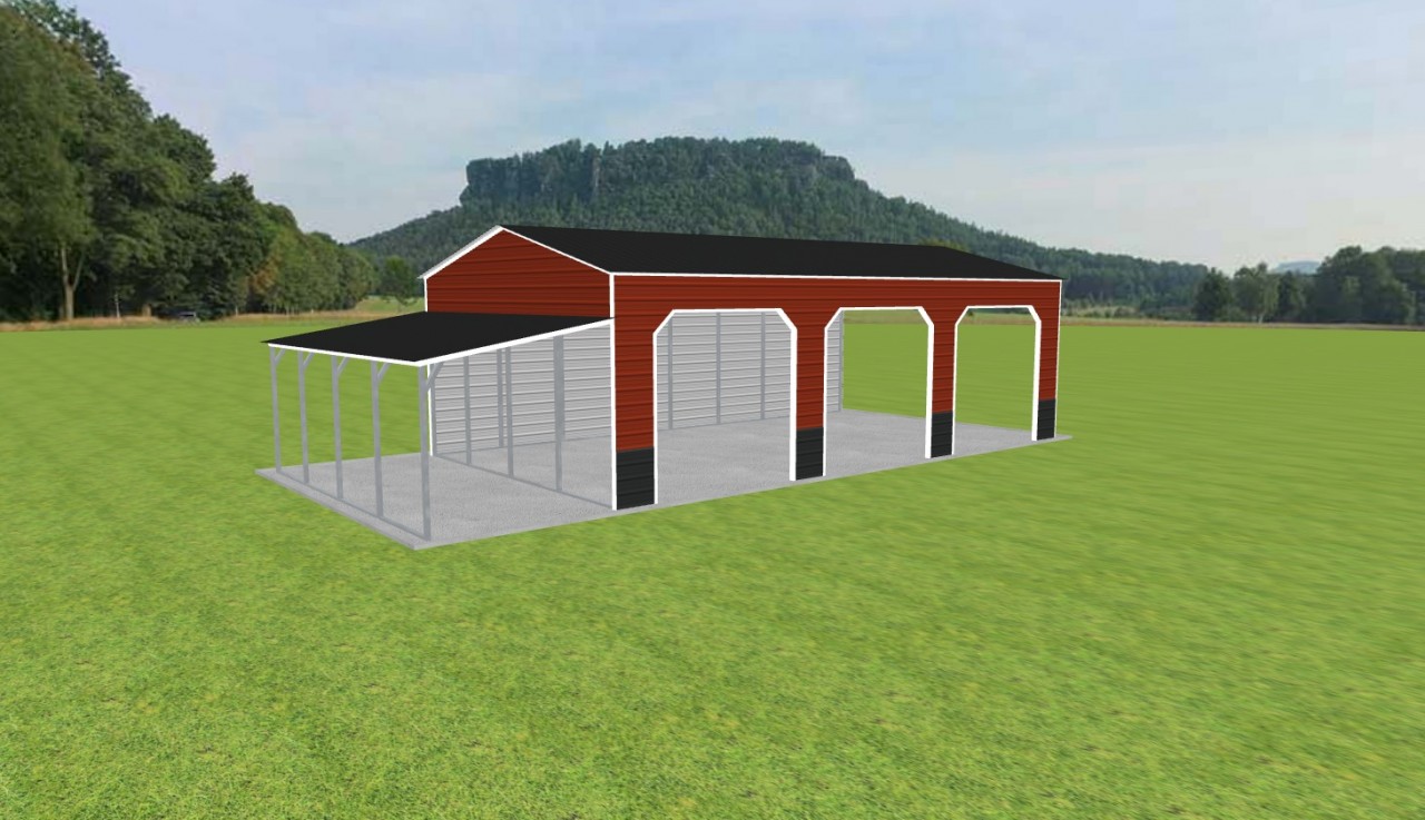 3 Car Carport 22 x 40 x 12 — photo 1