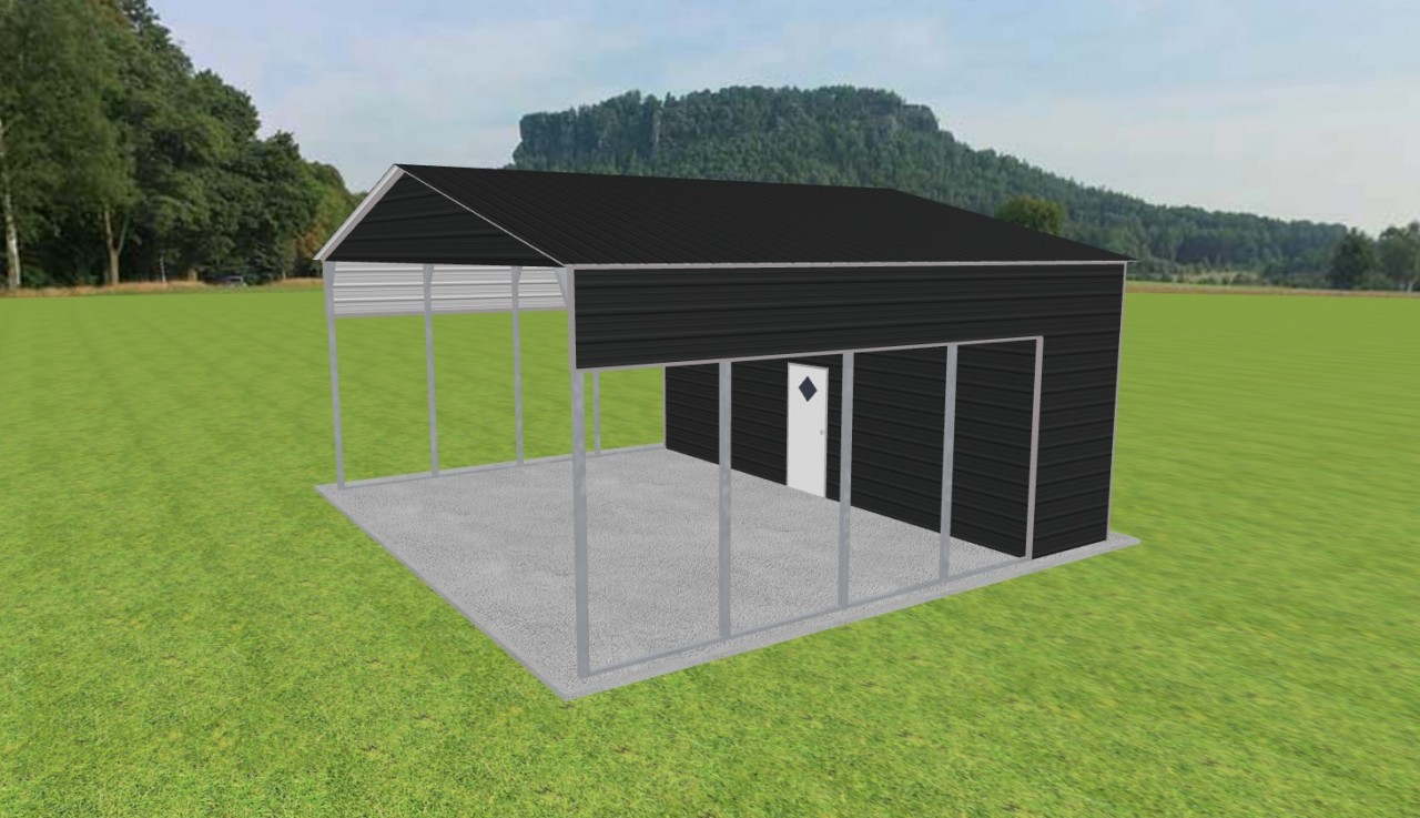 Carport with Storage 28 x 25 x 12 — photo 1