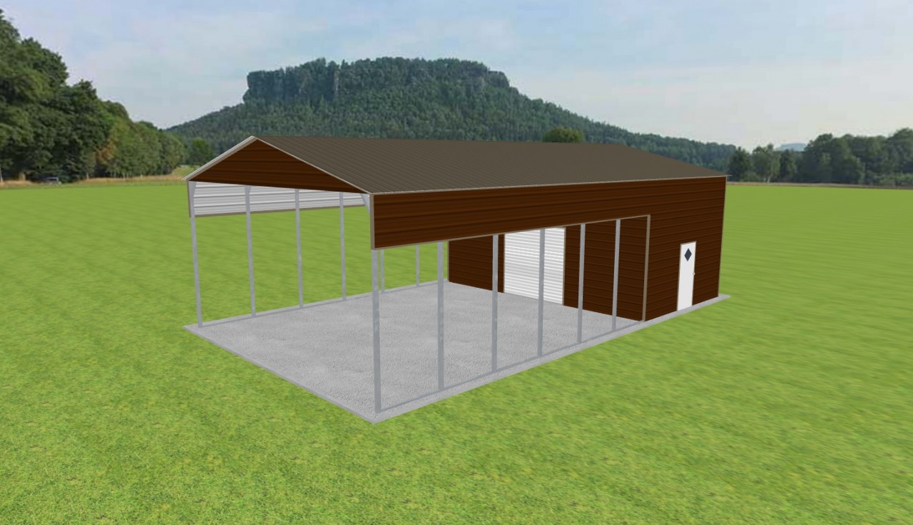 Carport with Storage 26 x 45 x 13 — photo 1