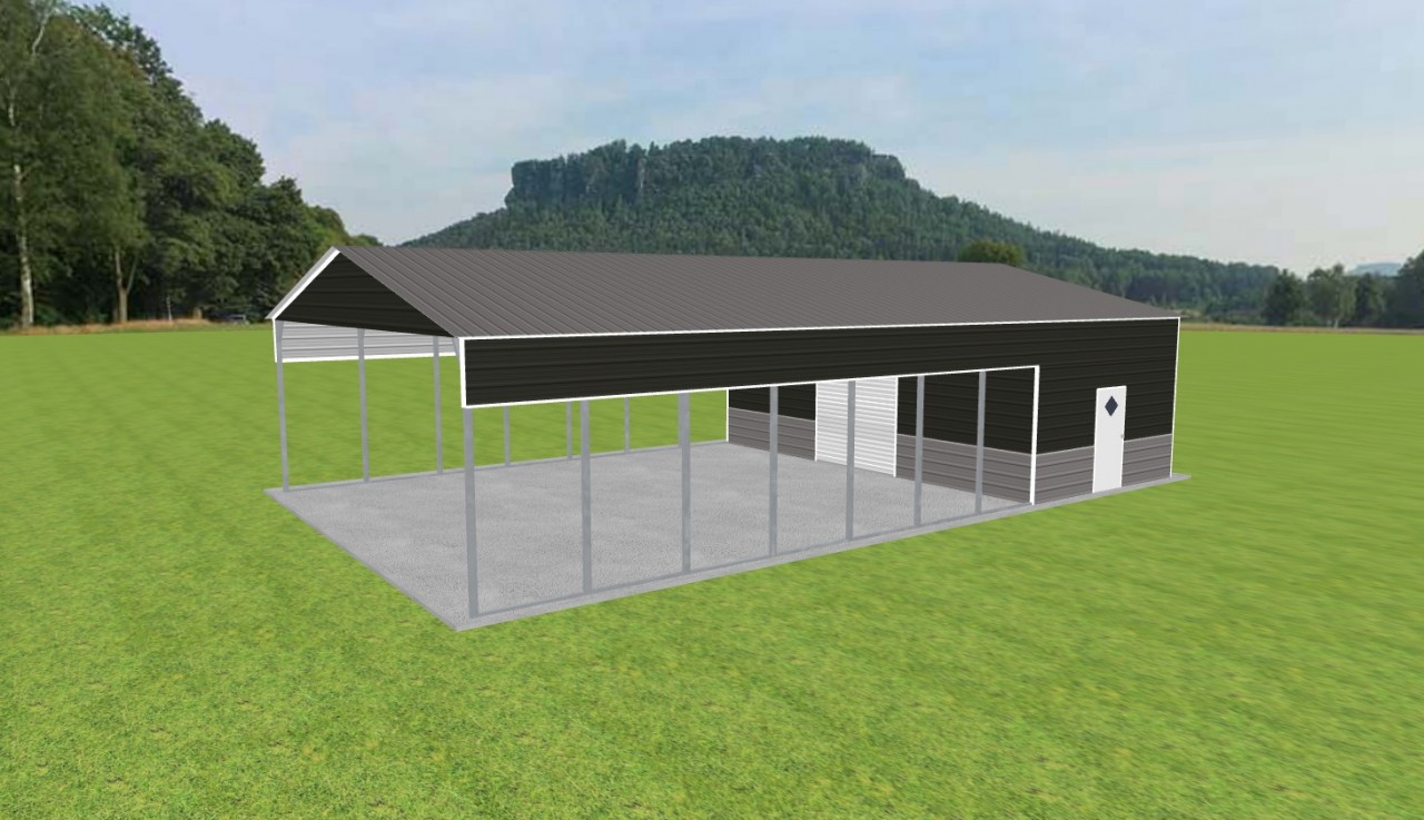 Carport with Storage 30 x 50 x 11 — photo 1