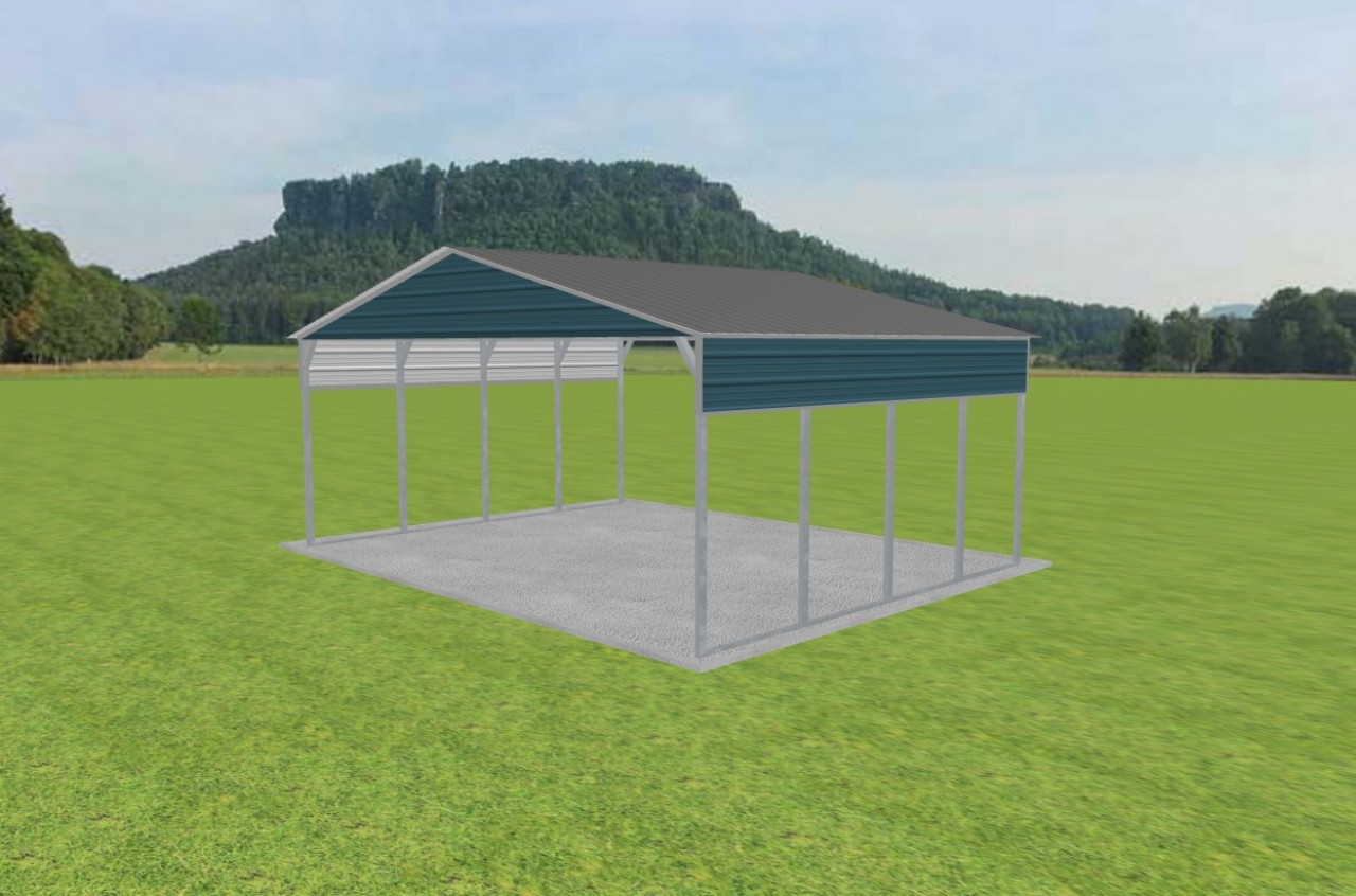 3 Car Carport 26 x 20 x 10 — photo 1