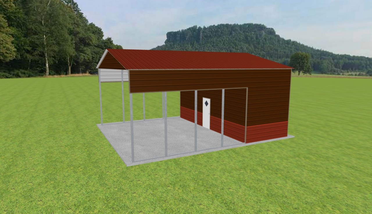 Carport with Storage 26 x 30 x 13 — photo 1