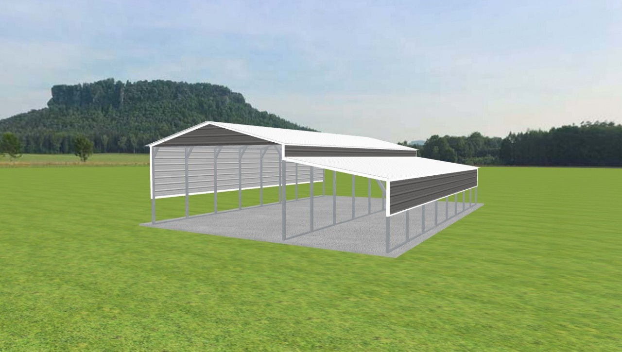 2 Car Carport 18 x 40 x 9 — photo 1