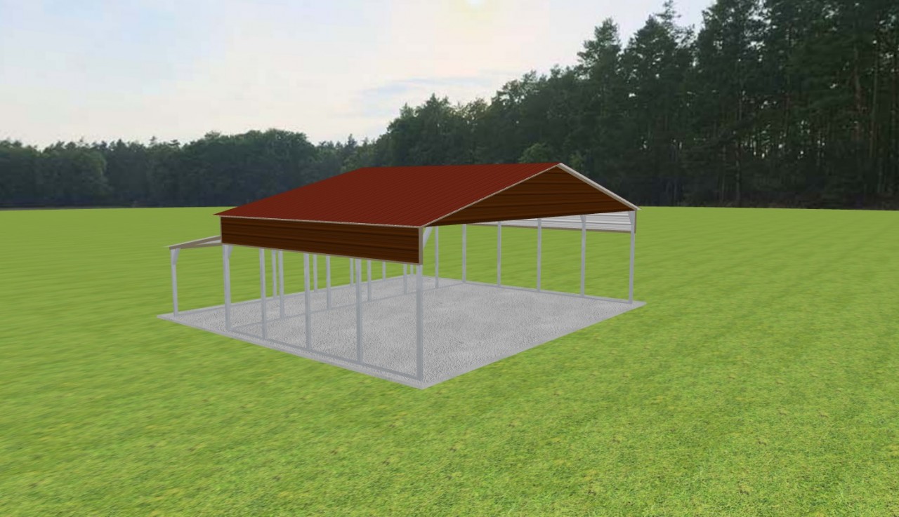 3 Car Carport 30 x 20 x 9 — photo 1