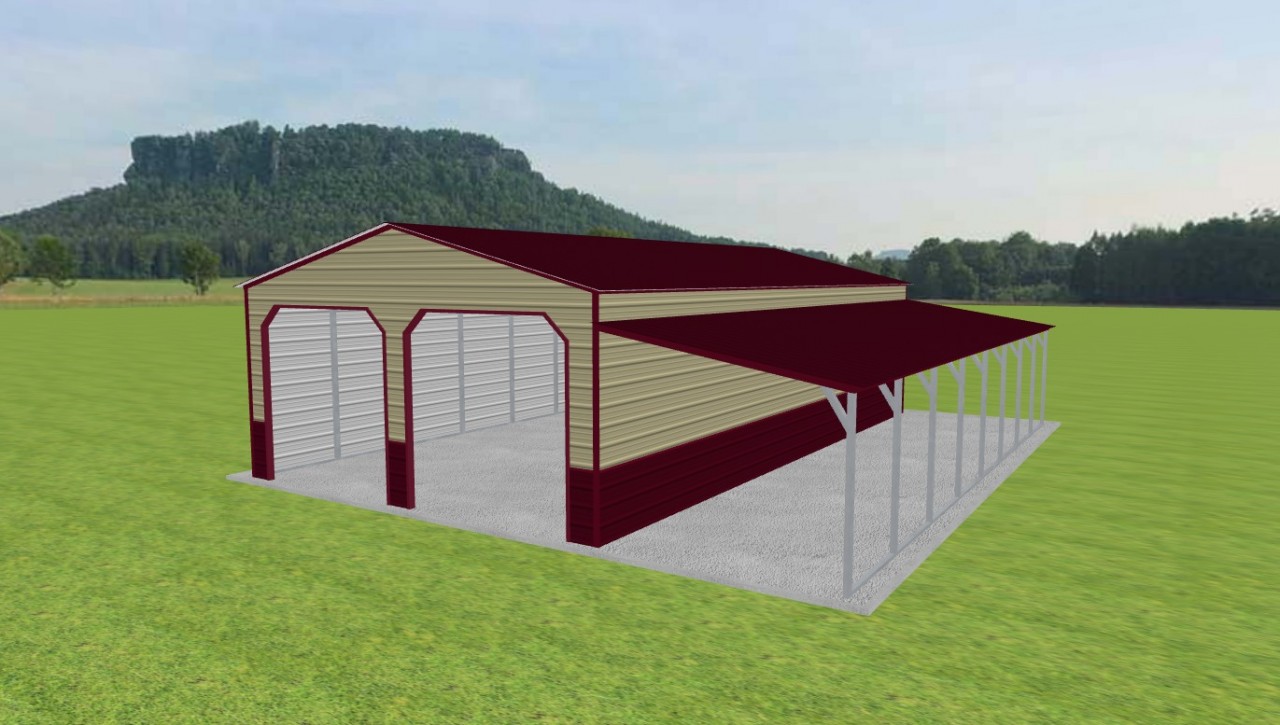 2 Car Carport 22 x 40 x 10 — photo 1
