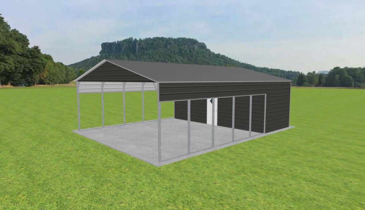 Carport with Storage 26 x 35 x 10 — photo 1