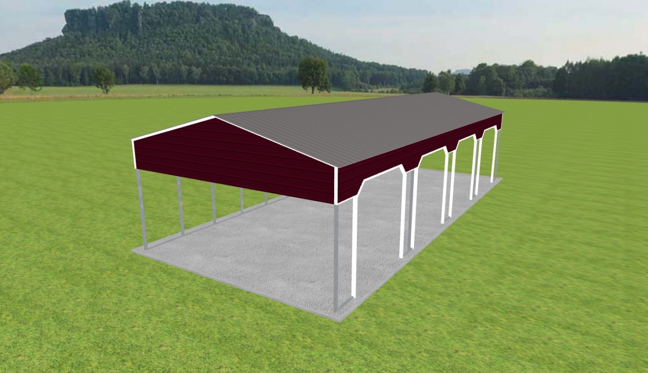 Carport 24 x 55 x 12 — photo 1