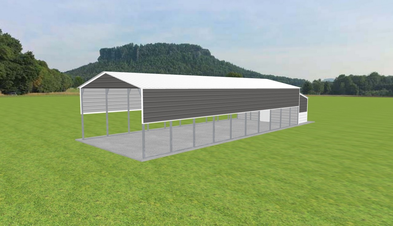 Carport with Storage 20 x 50 x 10 — photo 1