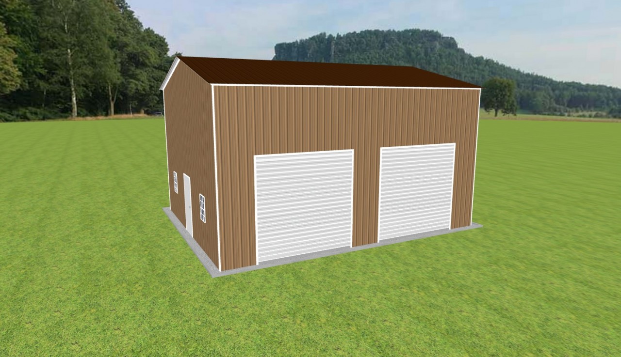 2 Car Garage 24 x 30 x 16 — photo 1