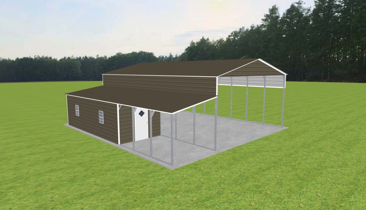 Carport with Storage 26 x 40 x 13 — photo 1
