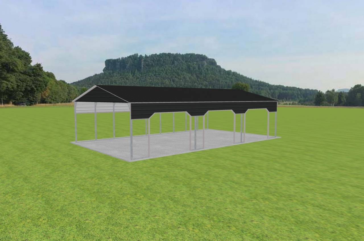 3 Car Carport 26 x 45 x 10 — photo 1