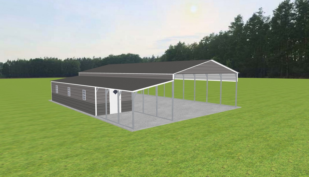 Carport with Storage 26 x 50 x 10 — photo 1