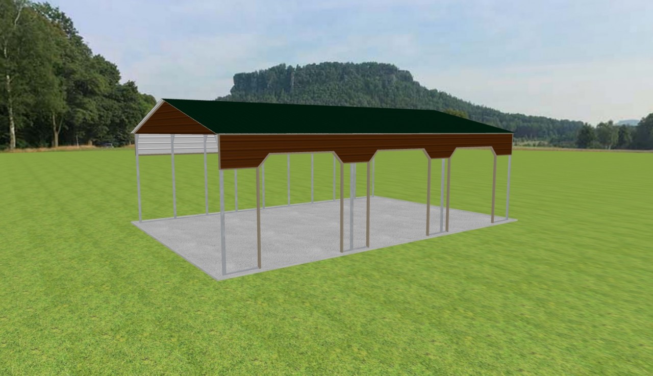 3 Car Carport 30 x 45 x 13 — photo 1
