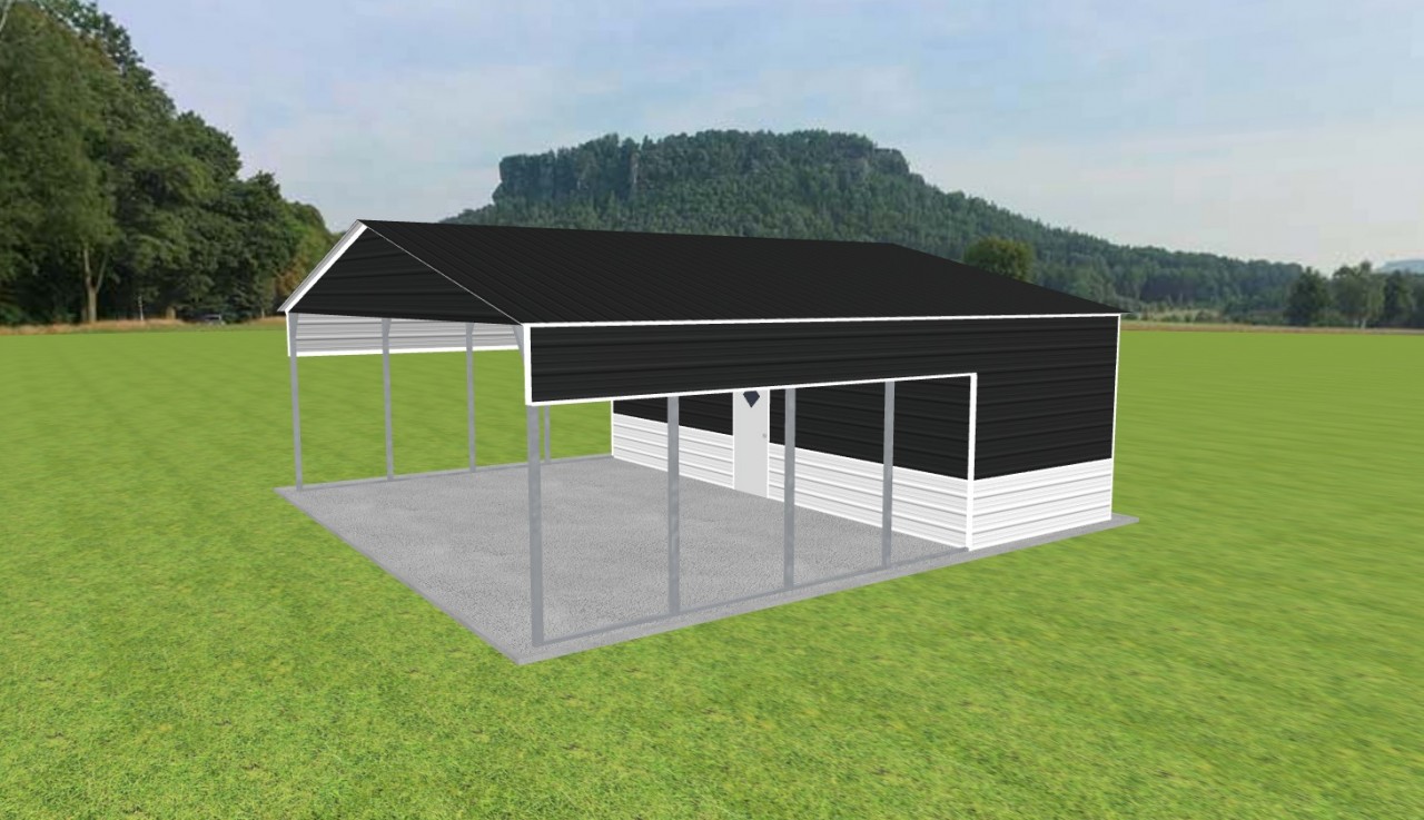 Carport with Storage 30 x 30 x 10 — photo 1
