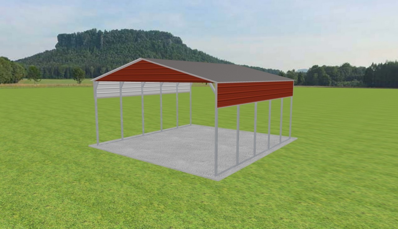 2 Car Carport 24 x 25 x 11 — photo 1