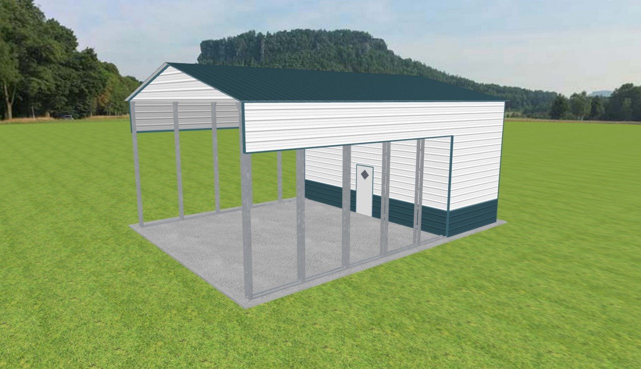 Carport with Storage 26 x 35 x 15 — photo 1
