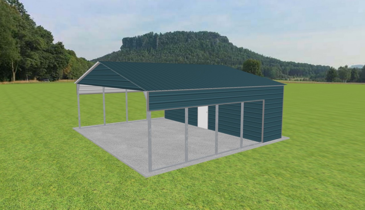 Carport with Storage 28 x 25 x 9 — photo 1