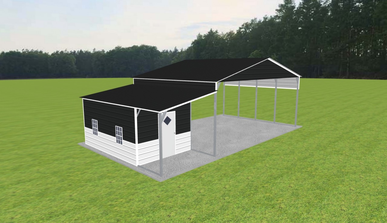Carport with Storage 28 x 20 x 11 — photo 1