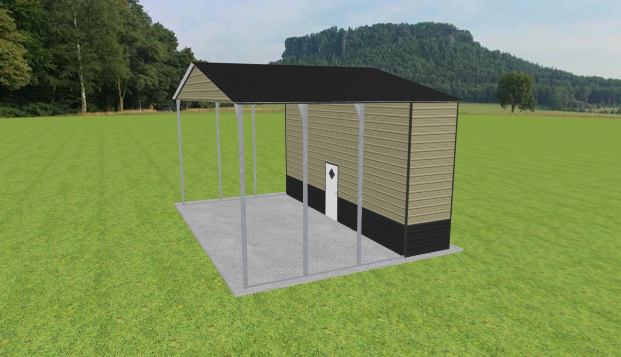 Carport with Storage 28 x 20 x 14 — photo 1