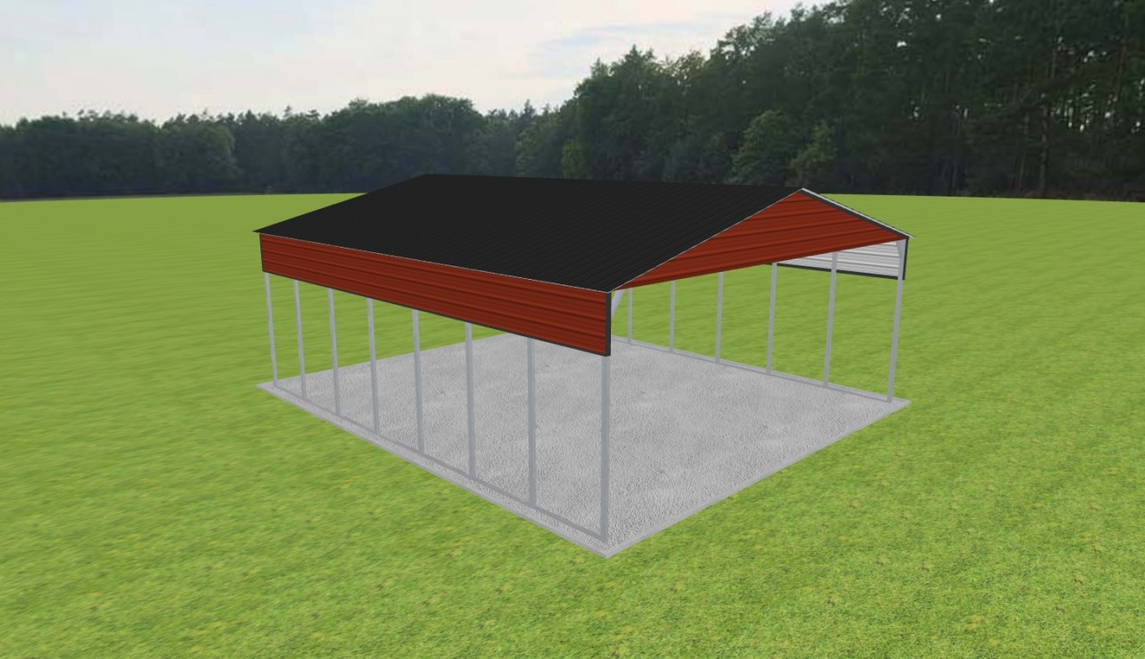 3 Car Carport 30 x 35 x 12 — photo 1