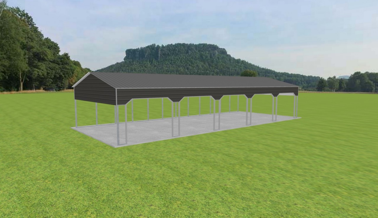Carport 24 x 60 x 10 — photo 1