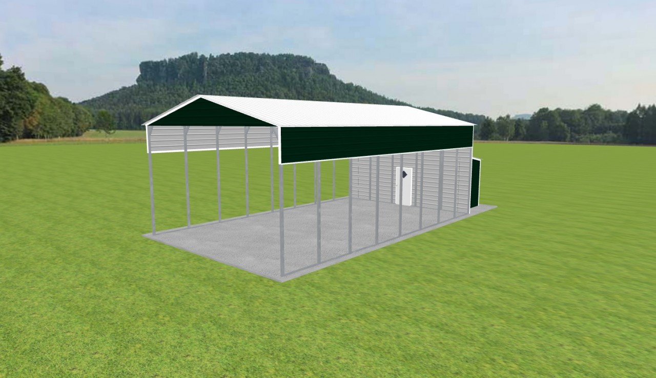 Carport with Storage 24 x 40 x 14 — photo 1
