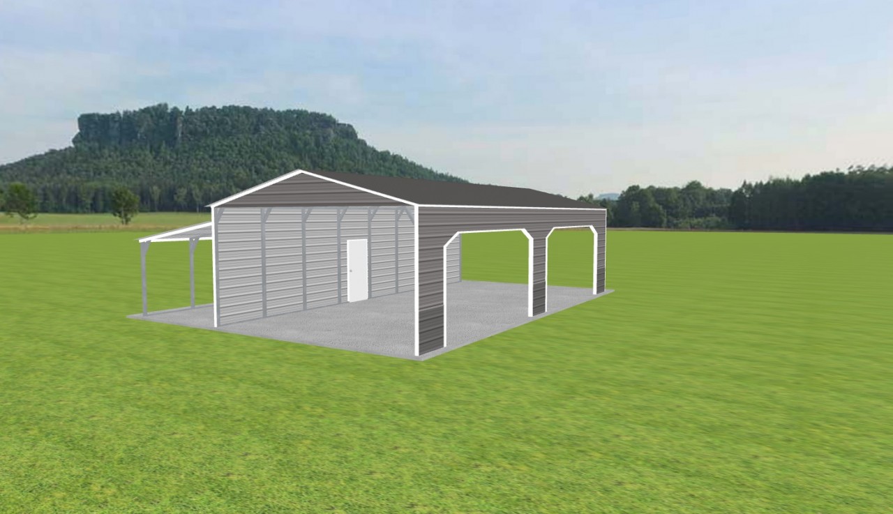2 Car Carport 20 x 40 x 10 — photo 1