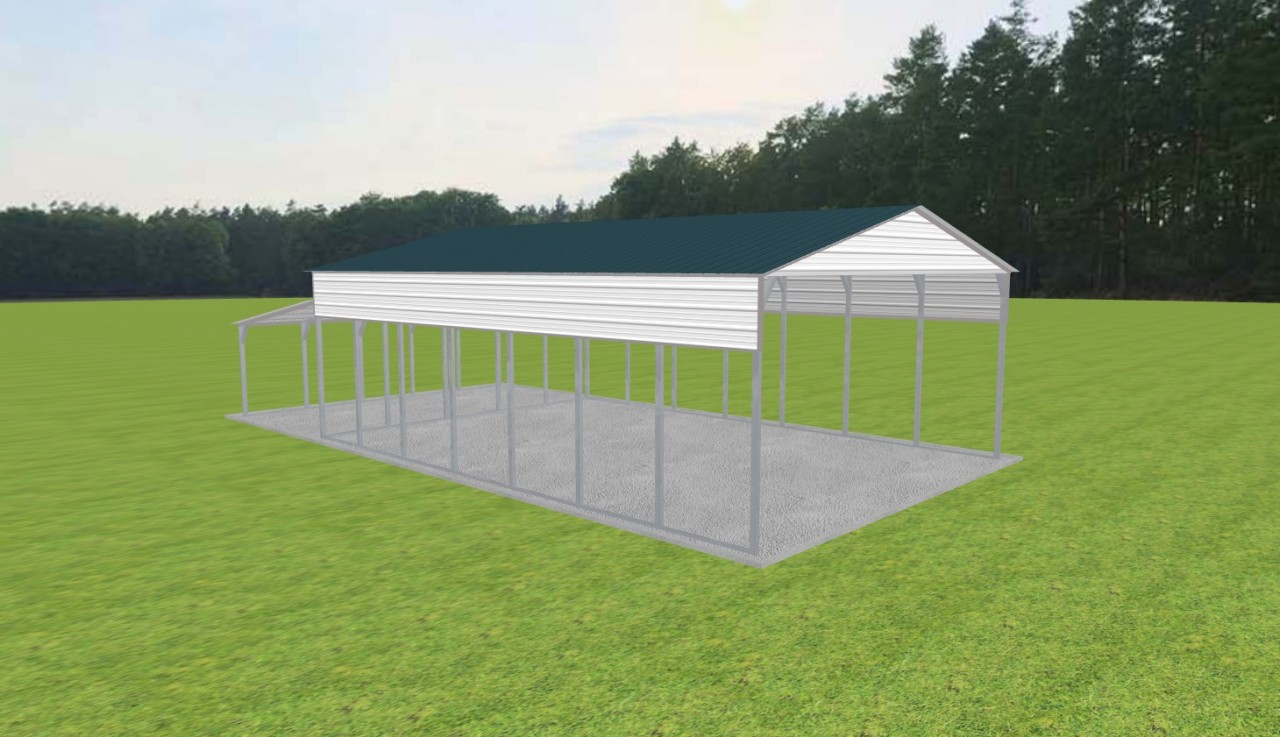 2 Car Carport 24 x 35 x 11 — photo 1