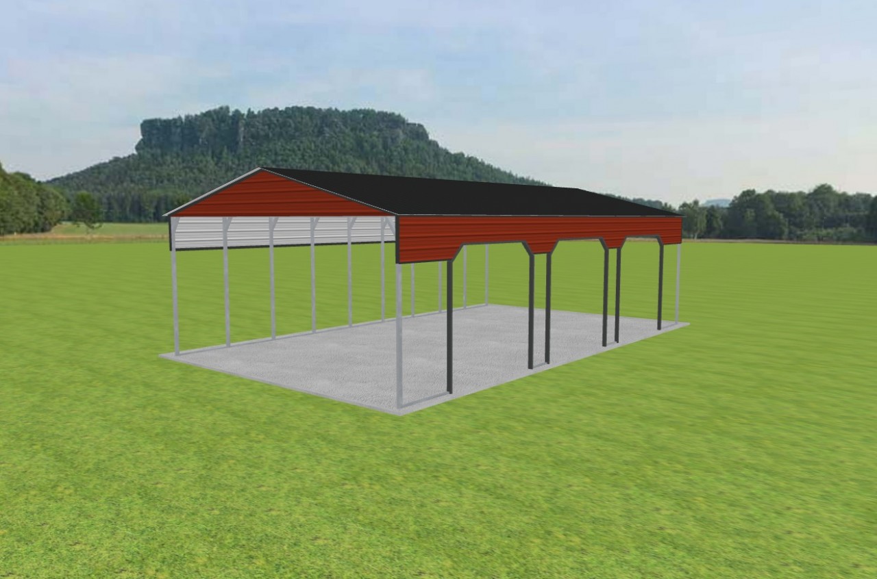 3 Car Carport 26 x 45 x 12 — photo 1