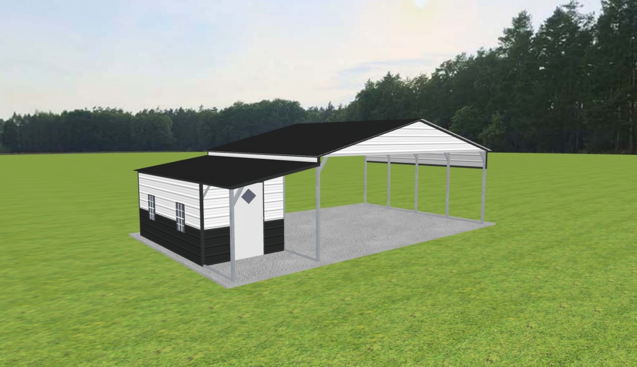 Carport with Storage 26 x 20 x 9 — photo 1