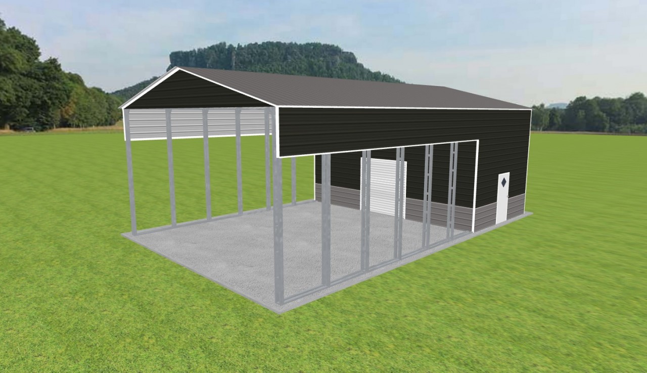 Carport with Storage 28 x 45 x 15 — photo 1