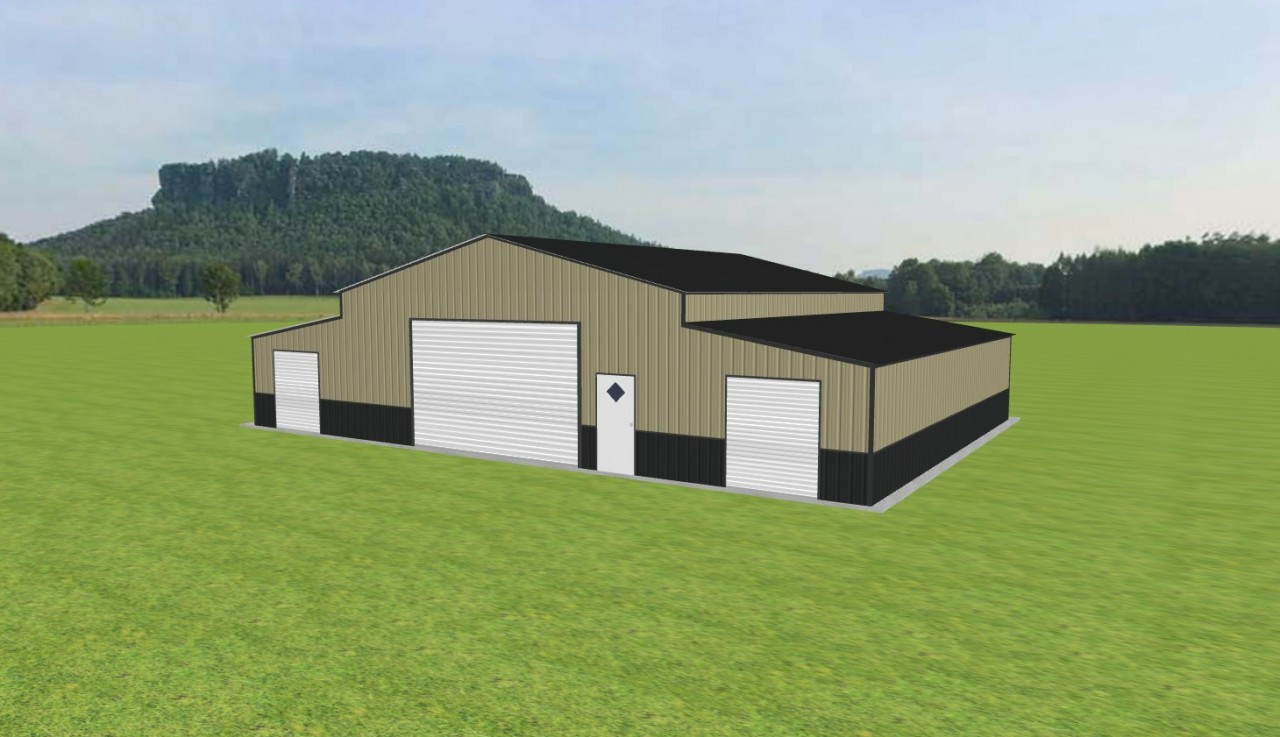 Raised Center Barns 32 x 40 x 12 — photo 1
