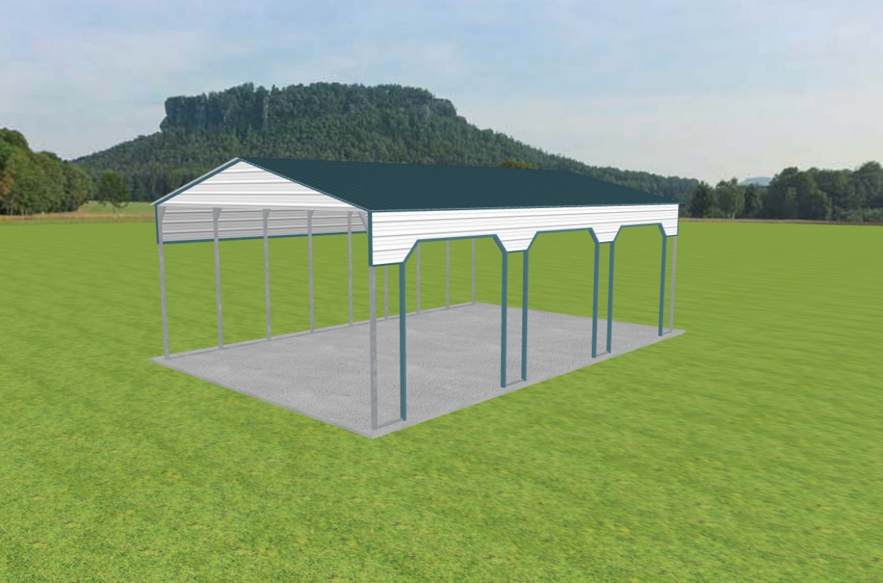3 Car Carport 26 x 40 x 13 — photo 1
