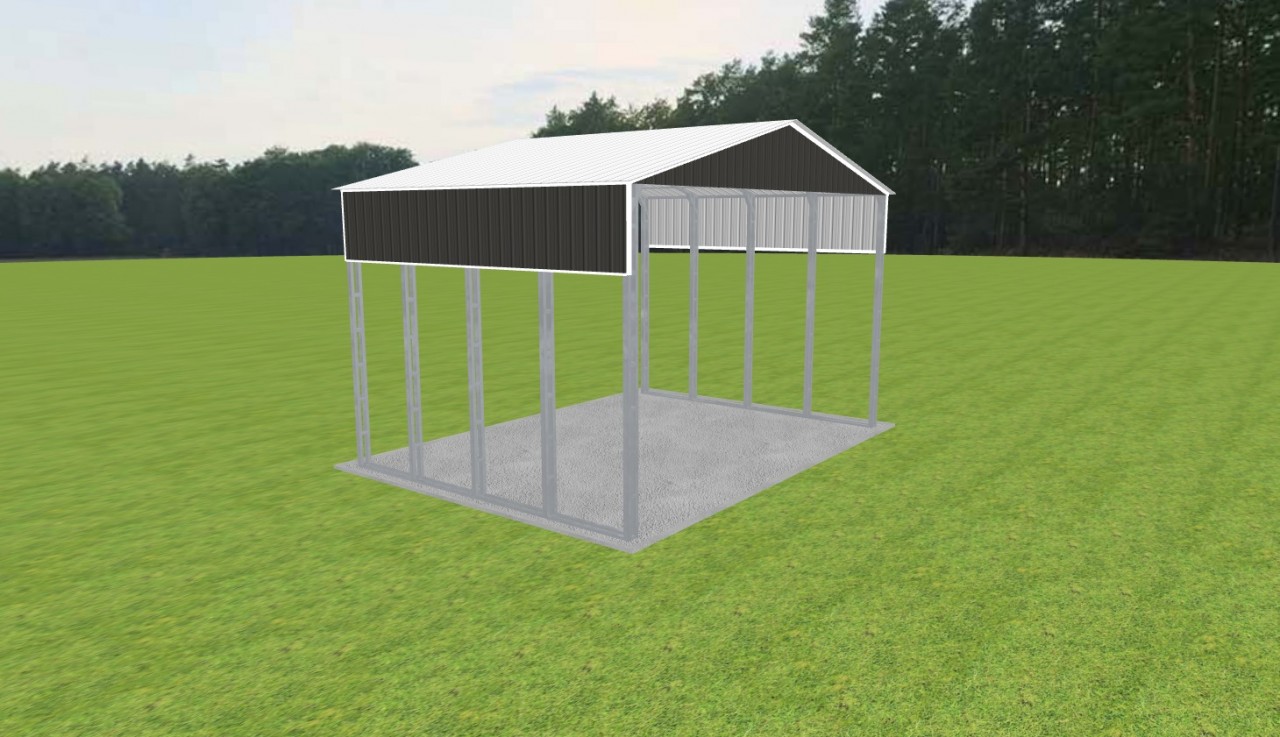 3 Car Carport 28 x 20 x 16 — photo 1