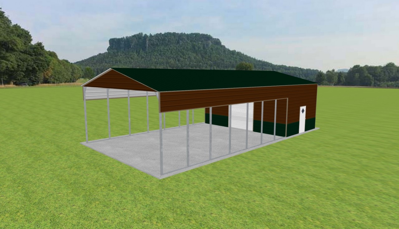 Carport with Storage 26 x 50 x 12 — photo 1