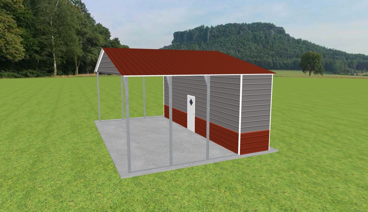 Carport with Storage 30 x 20 x 11 — photo 1