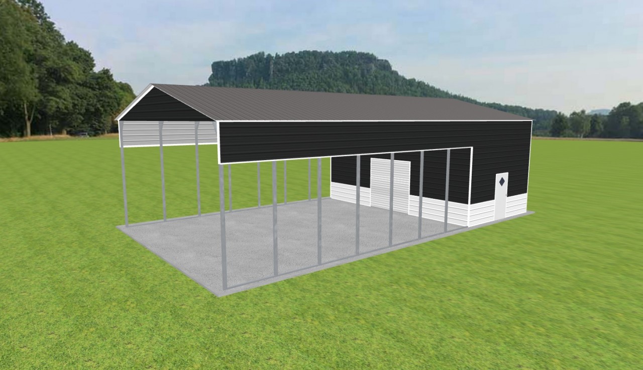 Carport with Storage 28 x 50 x 14 — photo 1