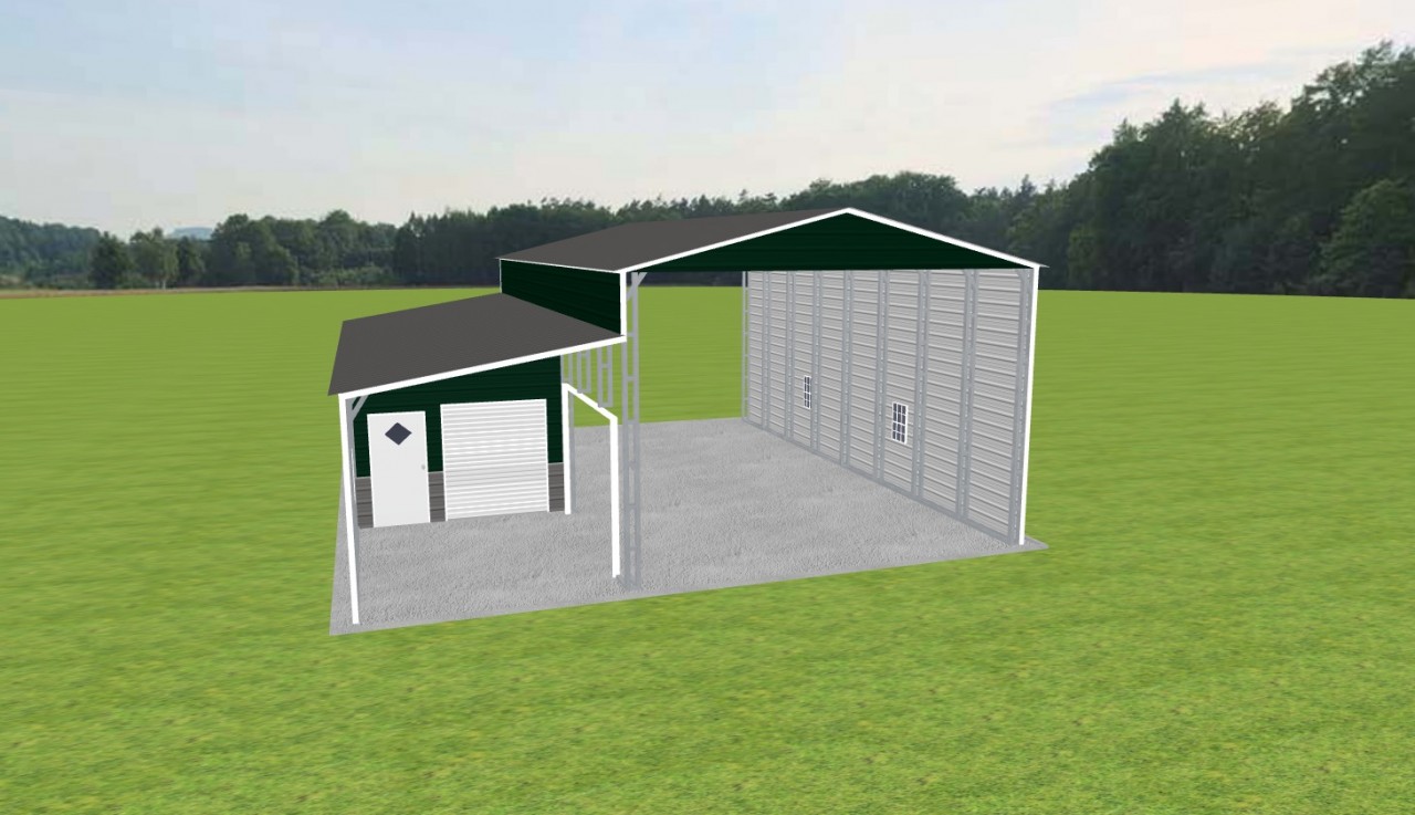 Carport with Storage 22 x 40 x 15 — photo 1